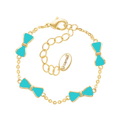 Enamel Bow Tie Bracelet