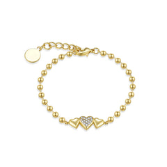 Beaded Heart Bracelet