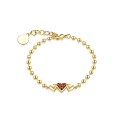 Beaded Heart Bracelet