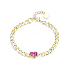Centered Heart Bracelet
