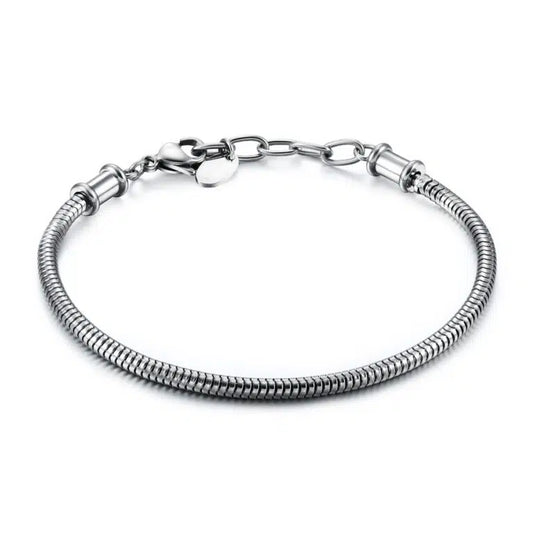 Aubel Snake Chain Charm Bracelet