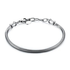 Aubel Snake Chain Charm Bracelet