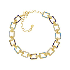 Dainty Rectangles Lined Bracelet