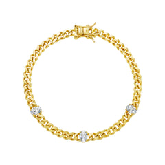 Oval Curb Chain Bracelet