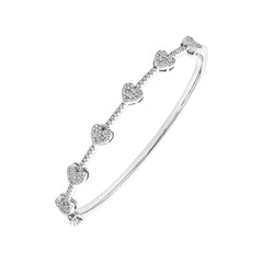 Side Heart Bangle
