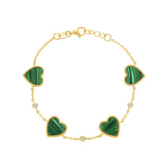 Hearts Around The Hand Bracelet