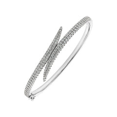 Twist Pave Bangle