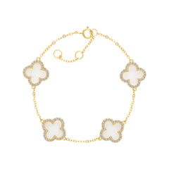 Open Clover Bracelet