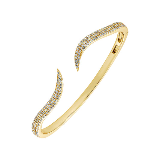 Swirl Open Bangle