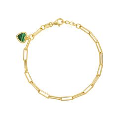 Link Heart Bracelet
