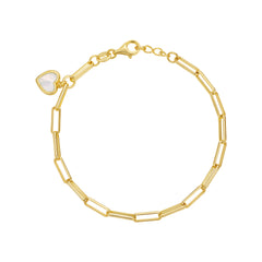 Link Heart Bracelet