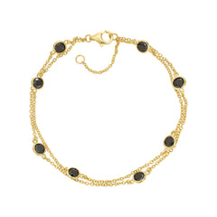 Double Diamond By The Yard Bracelet