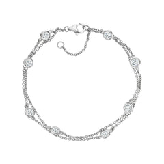 Double Diamond By The Yard Bracelet