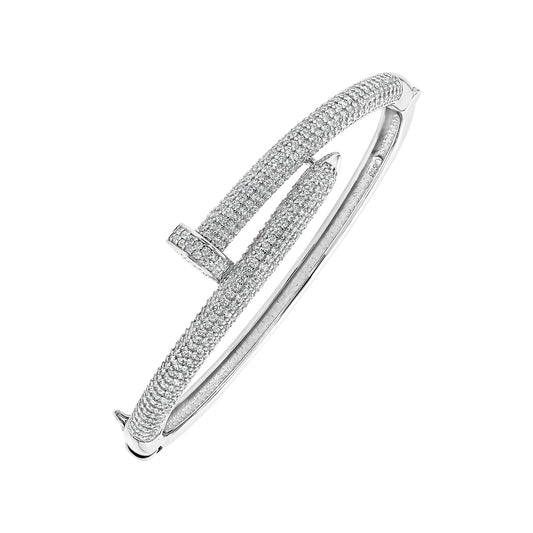 Pave Nail Bangle