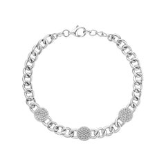 Statement Round Disc Bracelet