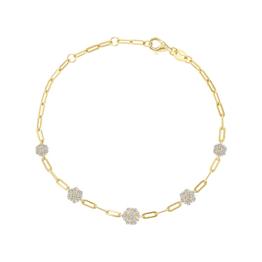 Graduating Cluster Bracelet