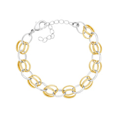 Two Tone Double Bracelet