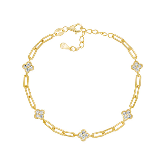 Clover Link Bracelet