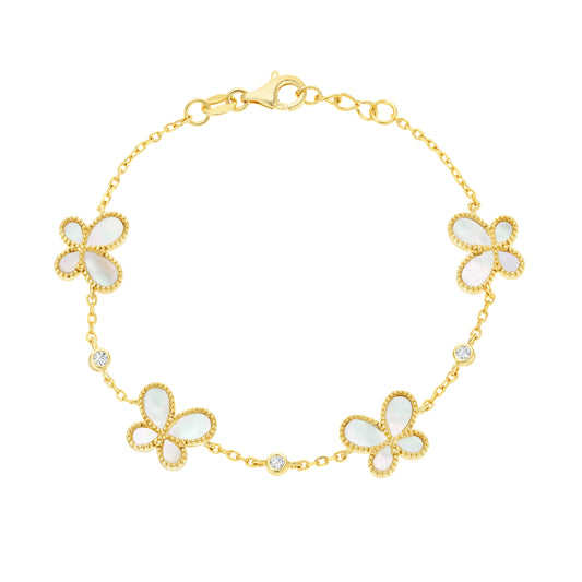 Detailed Butterfly Bracelet