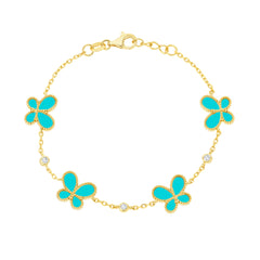Detailed Butterfly Bracelet