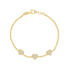 Beaded Heart Bracelet