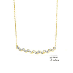 Dainty Zig Zag Necklace