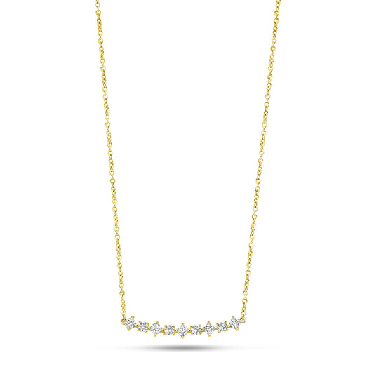 Multi Shape Bar Necklace