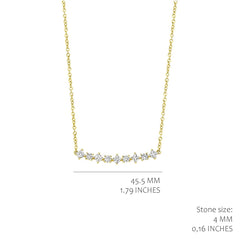 Multi Shape Bar Necklace