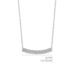 Double Row Bar Necklace