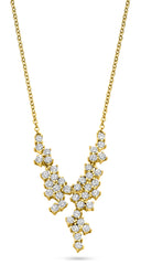 Downward Cluster Necklace