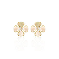 Oversized Mother Of Pearl Studs