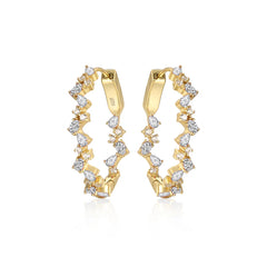 Zig Zag Colored Hoops