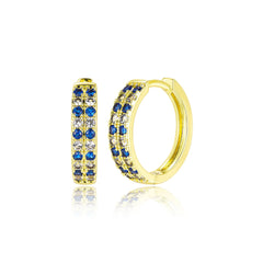 Layered Colored Hoops
