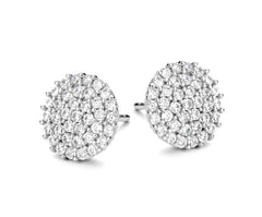 Pave Round Studs