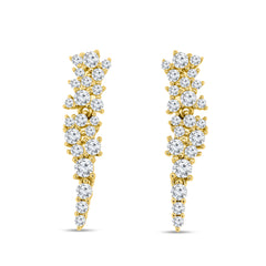 Pointed Cluster Earrings