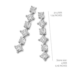 Multi Shape Drop Earrings