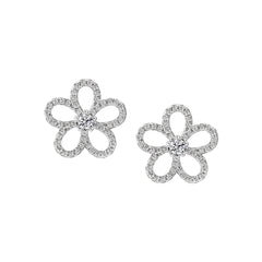 Open Full Floral Studs
