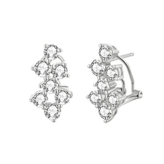 Cluster Lever Back Earrings