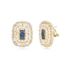 Detailed Pearl Statement Stud
