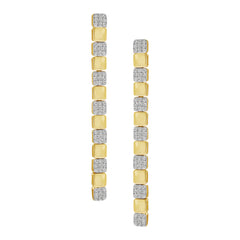 Shiny Single Drop Earrings