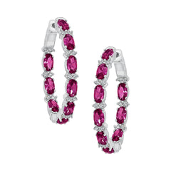 Oval Inner Outer Hoops