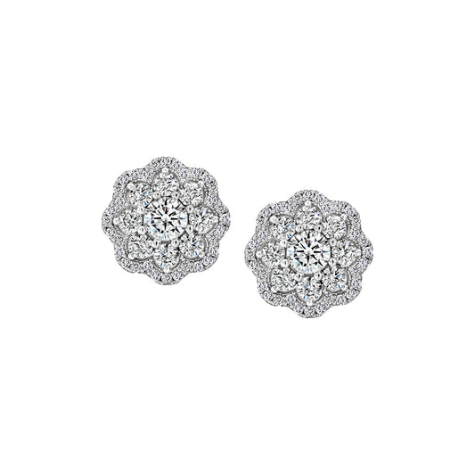 Classic Floral Detail Studs