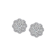 Classic Floral Detail Studs