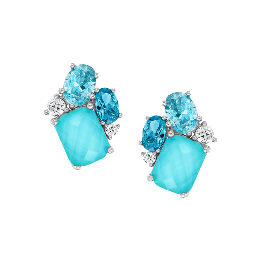 Multi Shape Colored Studs