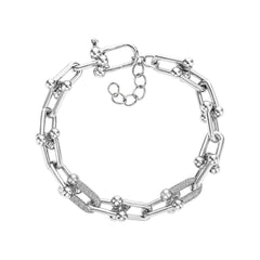 Link Pave Bracelet