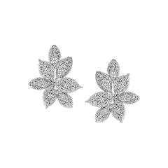 Exquiste Pave Floral Studs
