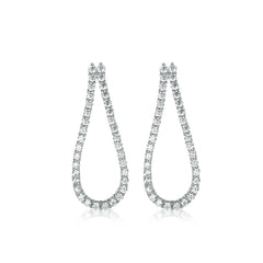 Small Open Tennis Earrings