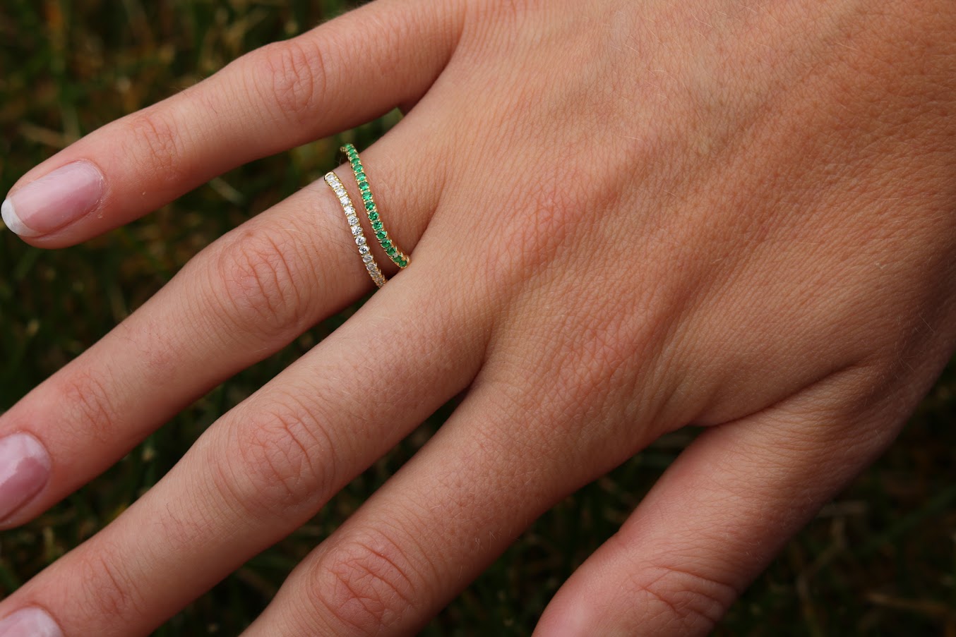Dainty Overlap Ring