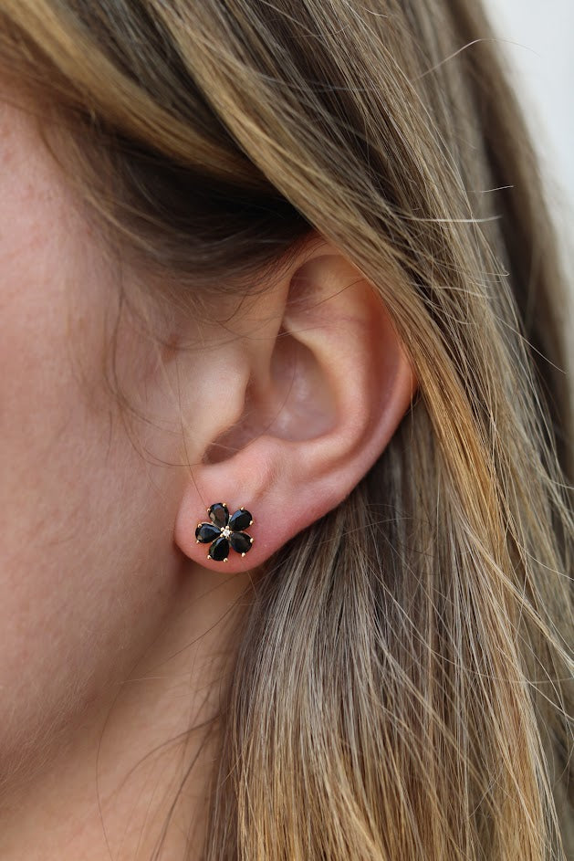 Small Dainty Floral Studs