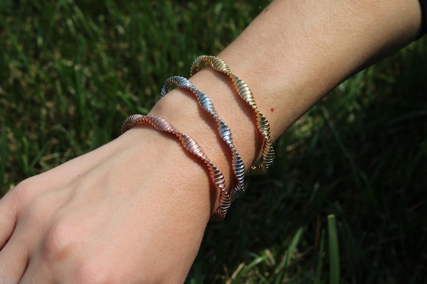 Swirled Italian Bangle